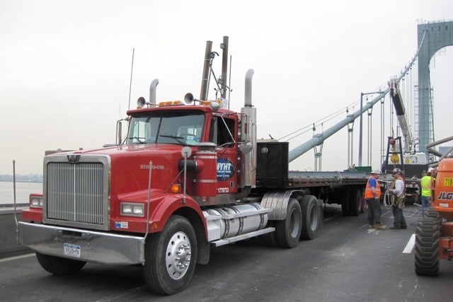 Truck on Bridge